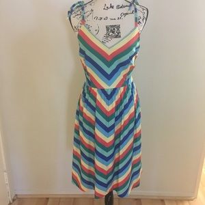 ModCloth Striped Retro dress